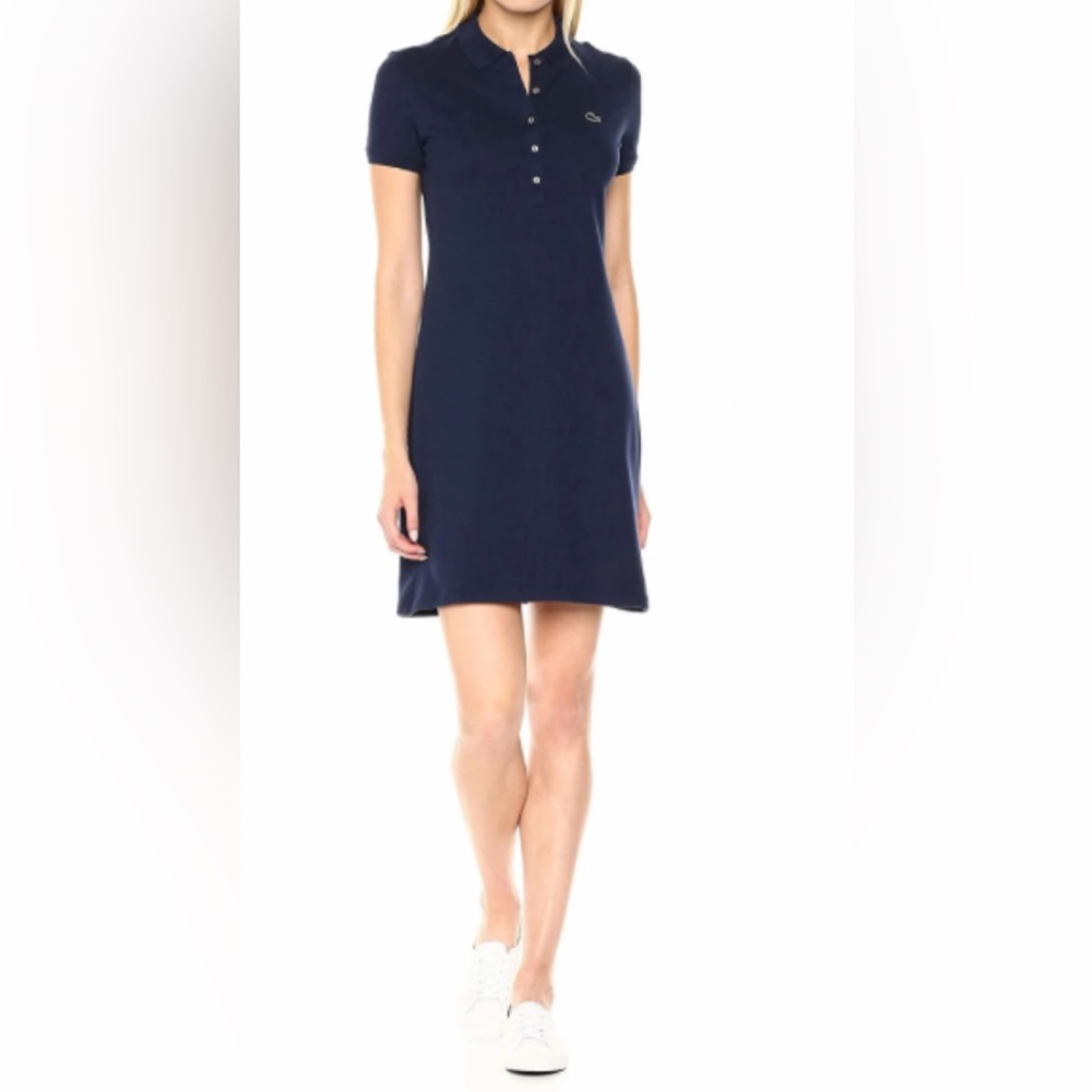 Lacoste polo dress navy